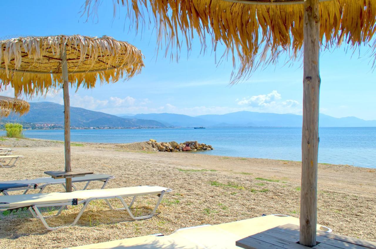 Epipleon Luxury Suites -102- Δωμάτιο 45Τμ Με Βεράντα 35Τμ Μπροστά Στη Θάλασσα Нафпактос Экстерьер фото